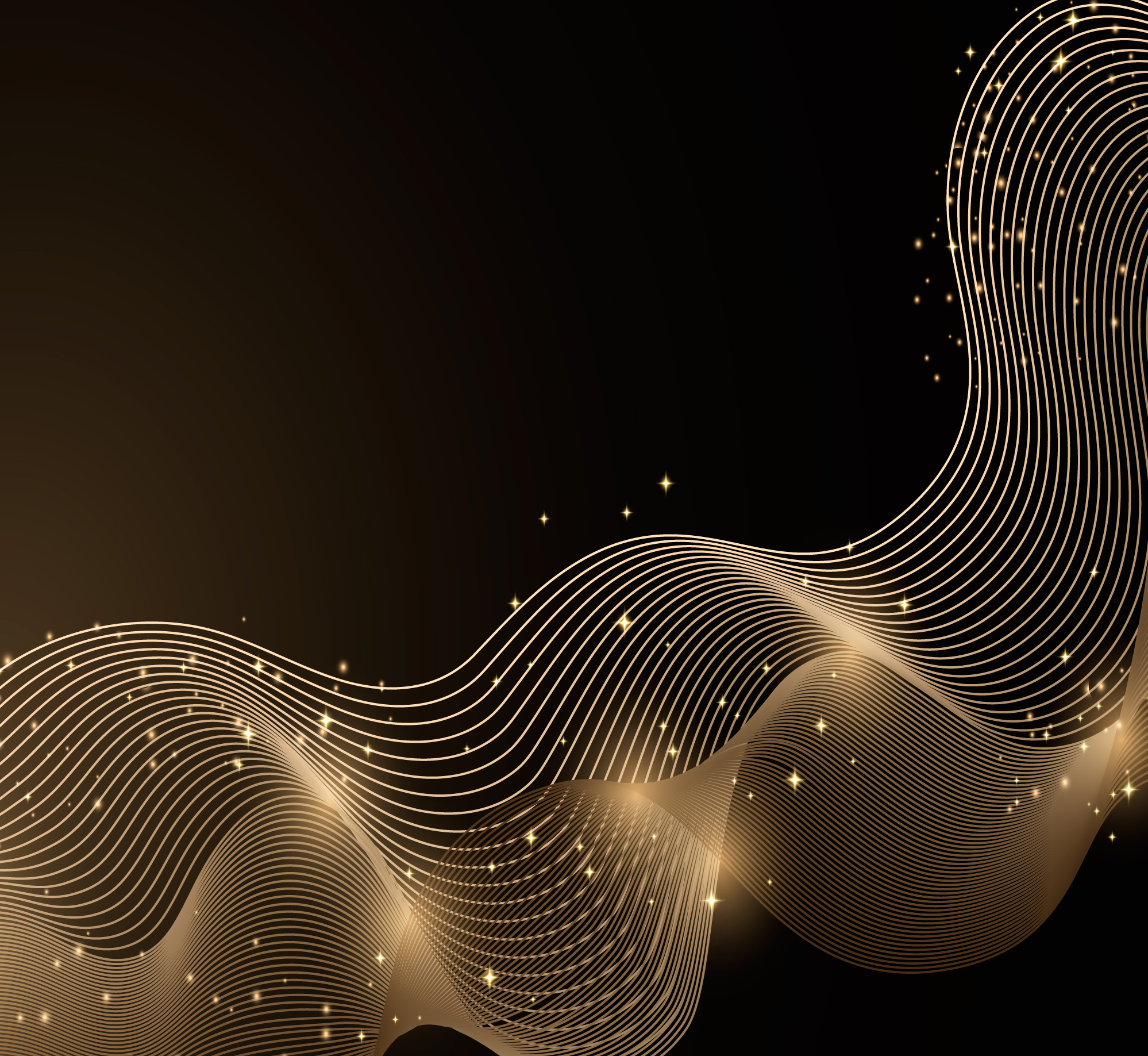 Abstract Golden Perfection